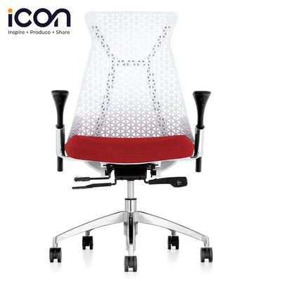 Premium Ergonomisk Kontorsstol – Hög Rygg, Nätmaterial & Justerbart Svankstöd